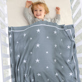 Five-pointed Star Jacquard Baby Stroller Blanket